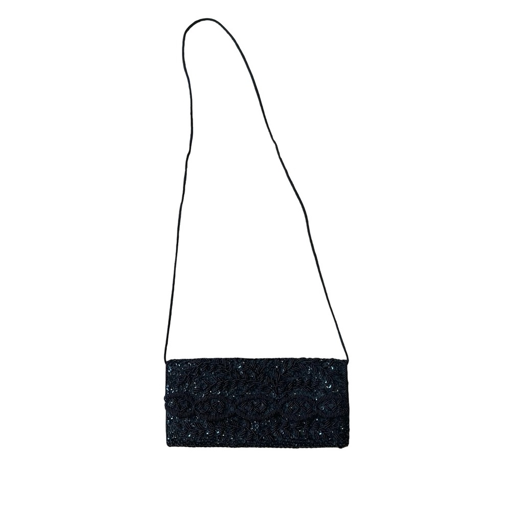 Vintage Beaded Clutch Crossbody Purse